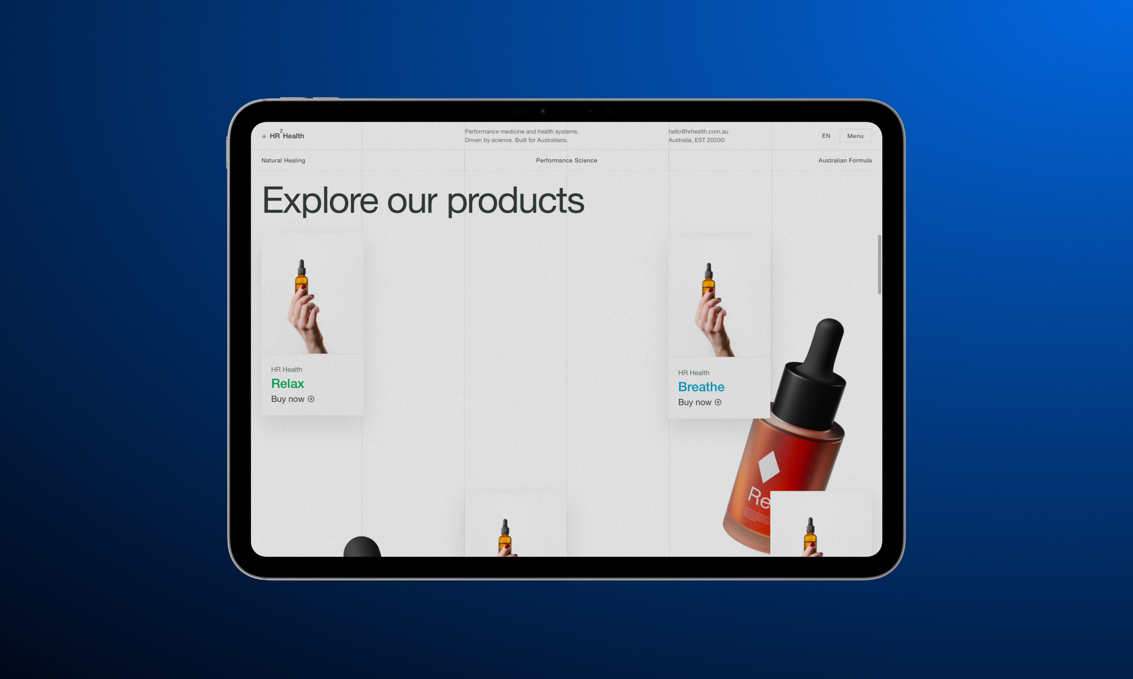 Product discovery and quick purchase flow